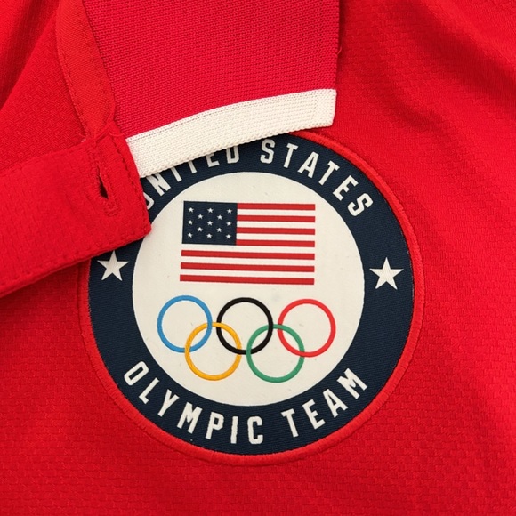 Nike official Team USA polo. Red. Size small. - Picture 3 of 3